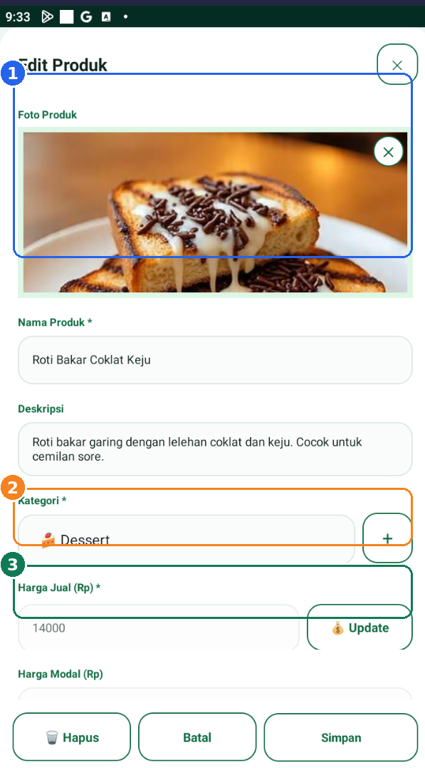 Tangkapan layar StrukPOS