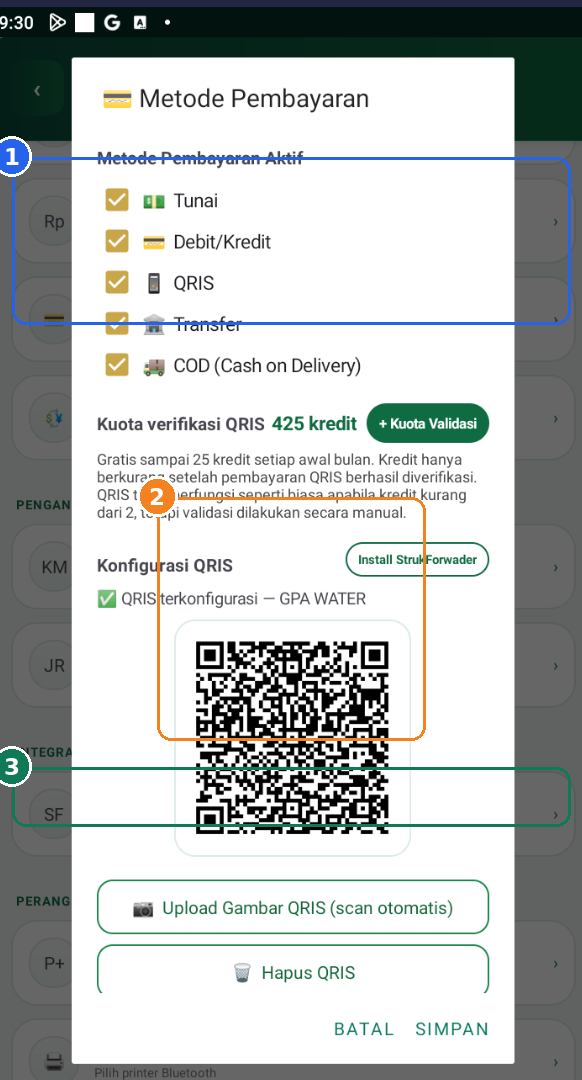 Tangkapan layar StrukPOS